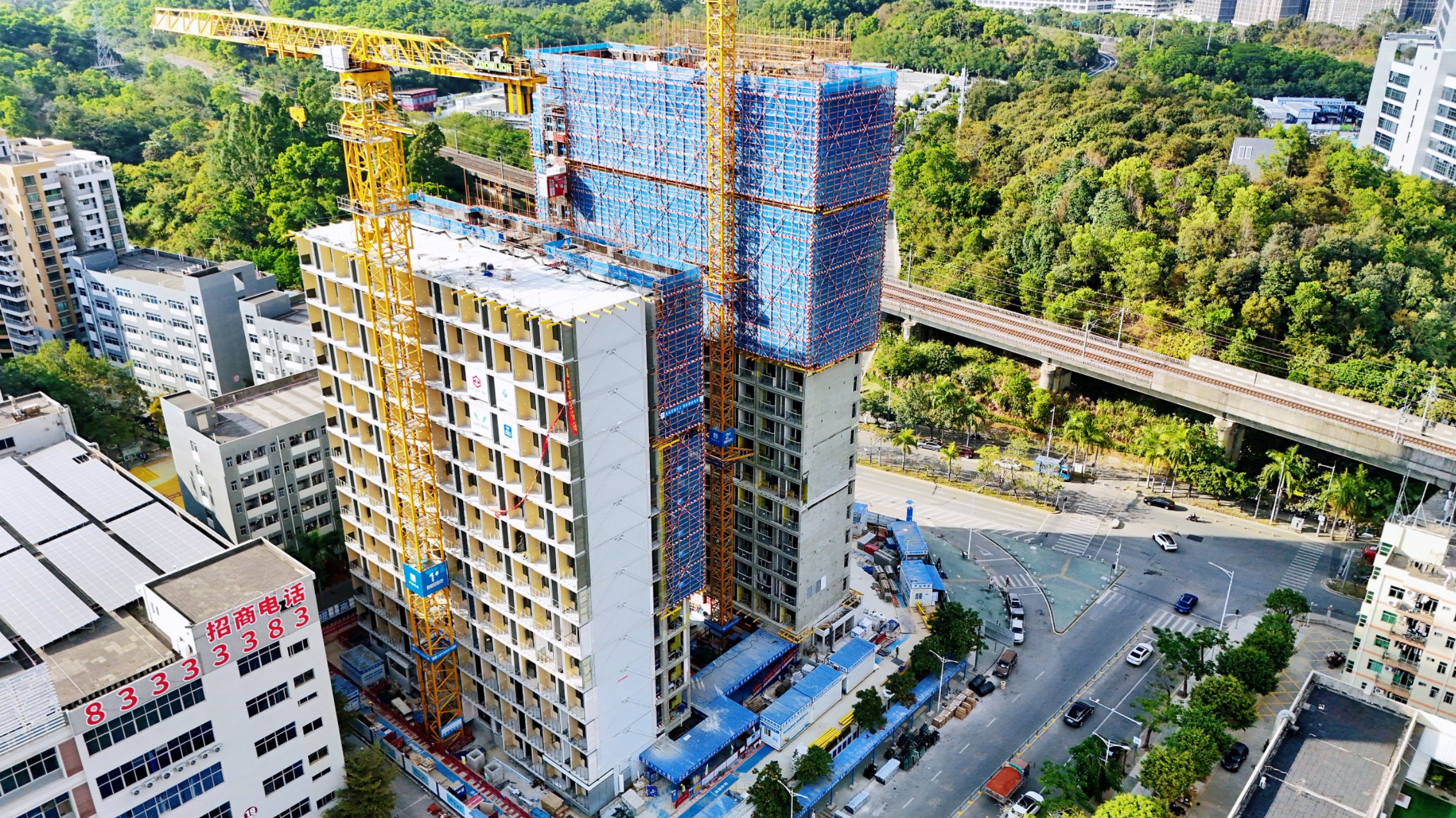 三大国内首例技术！深圳市第三人民医院应急院区配套宿舍项目正式封顶！