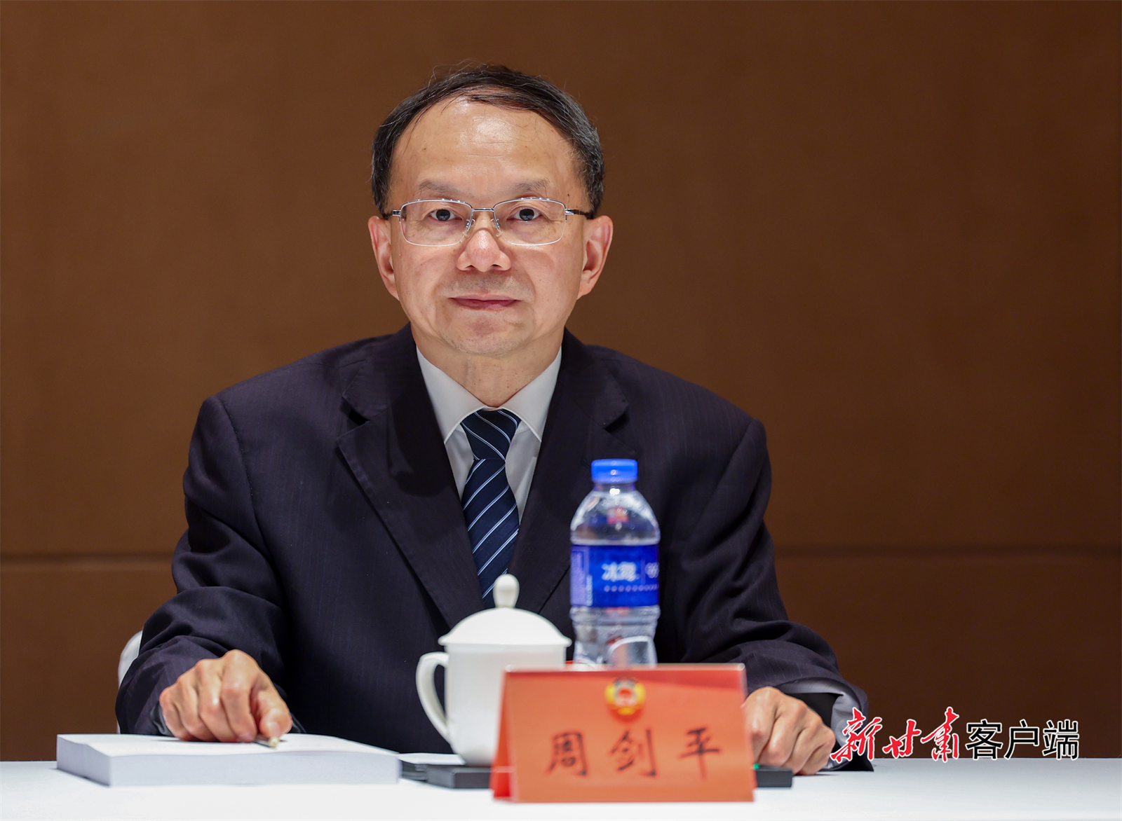 省政协委员周剑平　新甘肃&middot;甘肃日报记者　冯乐凯　摄