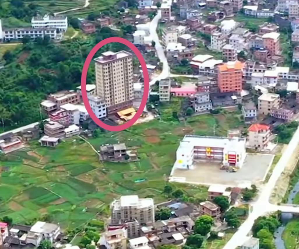 网友航拍的大金楼