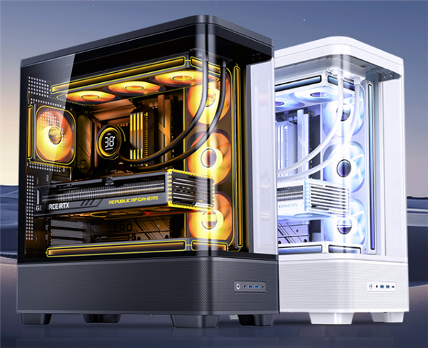 乔思伯TK-5机箱首发599元:双曲面一体弯折玻璃