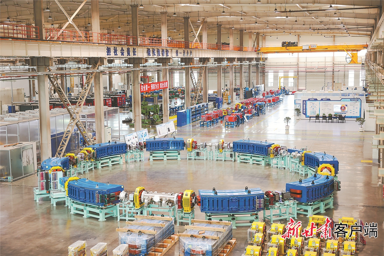 兰州泰基离子技术有限公司的重离子治疗装置　新甘肃&middot;甘肃日报记者　冯乐凯