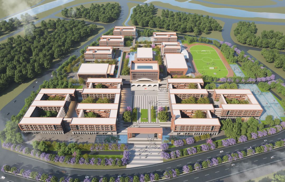 佛山市高级中学新校区项目效果图