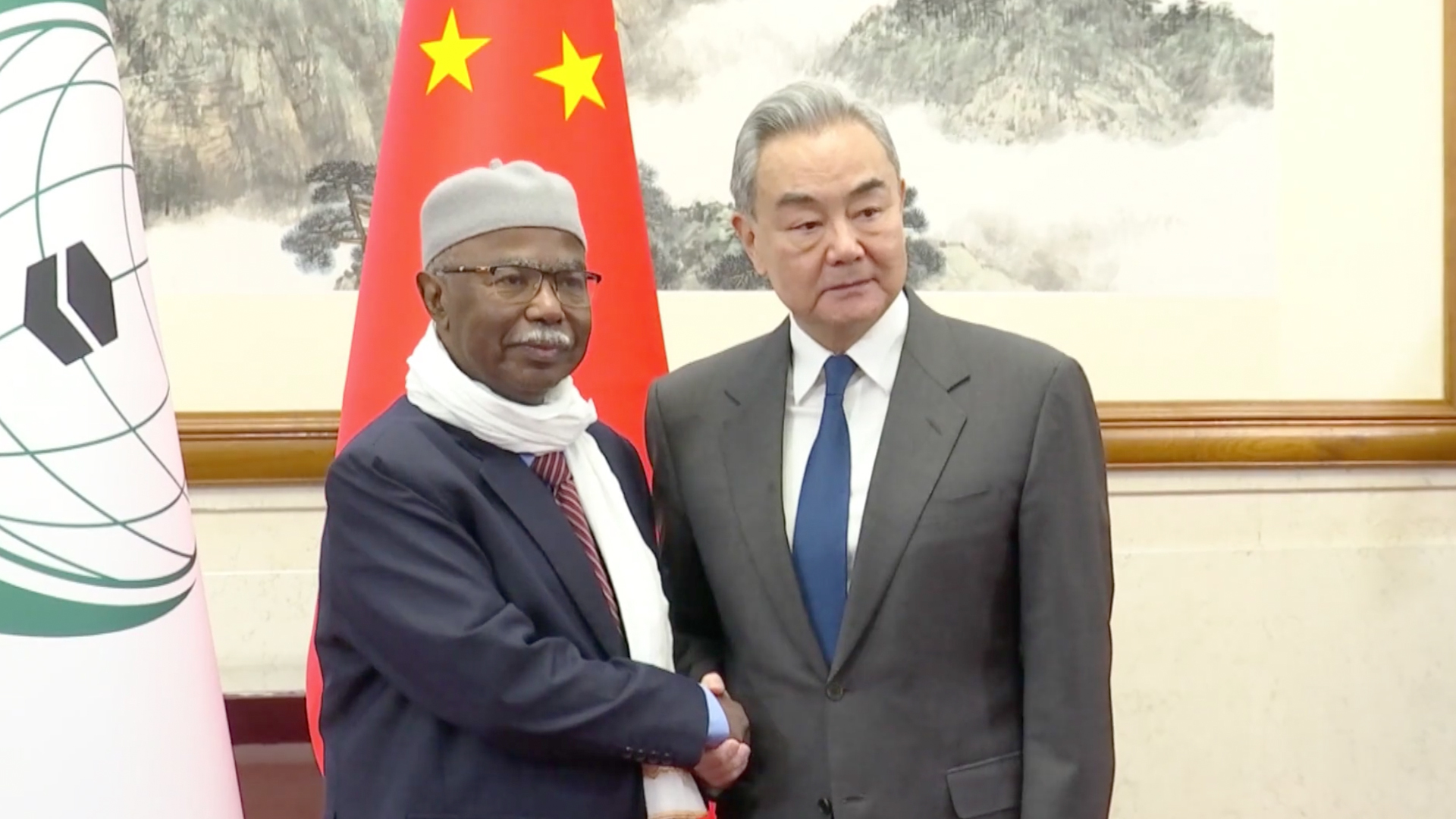 王毅会见伊斯兰合作组织秘书长塔哈