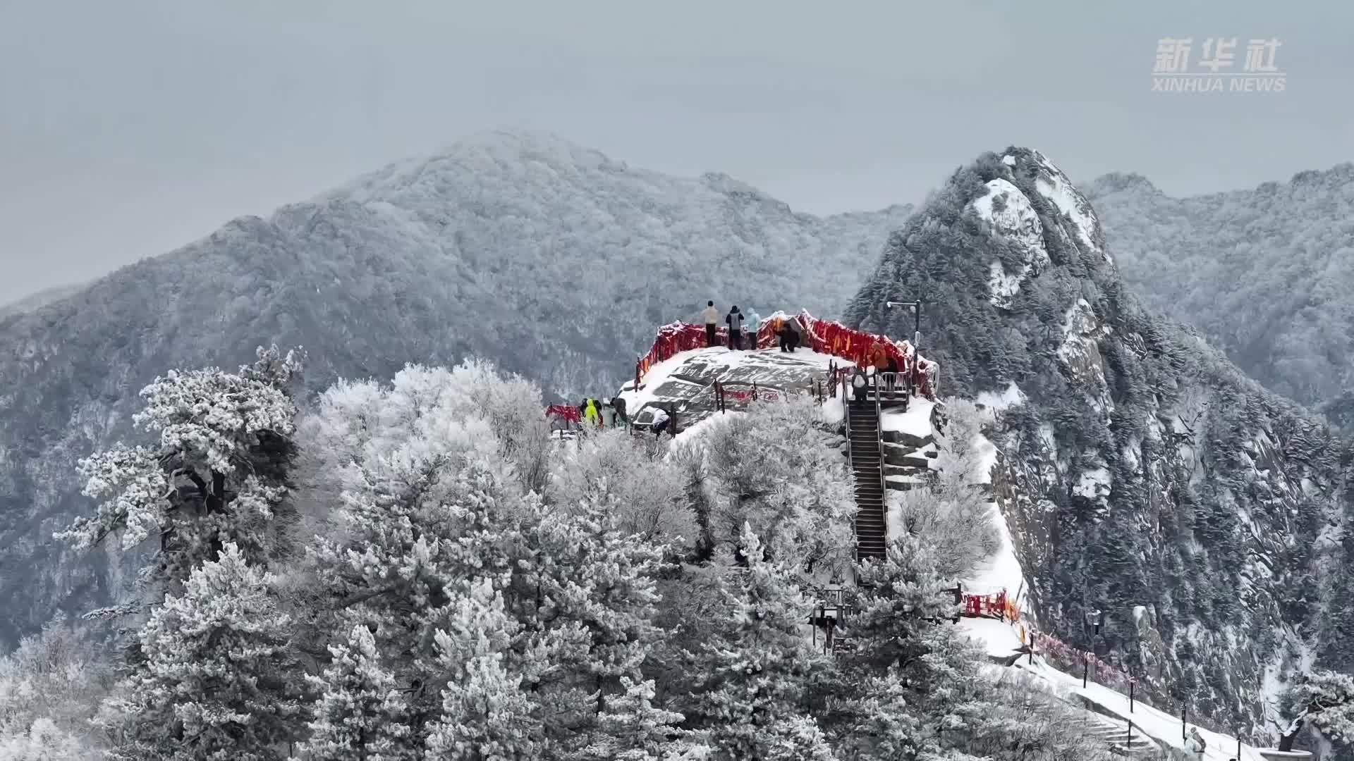华山景区：浓浓腊八粥 温暖游客心