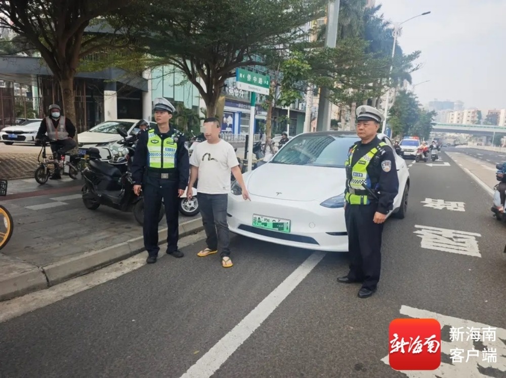 被查处的司机。交警供图