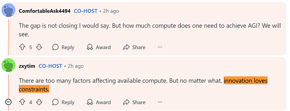 杨植麟、周昕宇回应智东西关于算力储备的问题