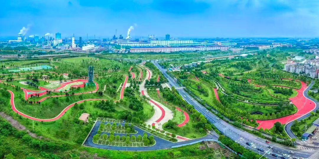 袁河公园(渝水区委宣传部供图)