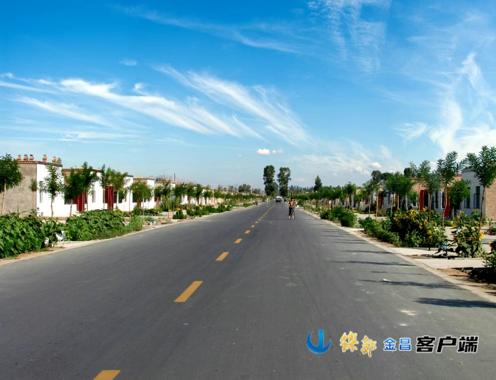 △金川区双湾镇古城村风貌