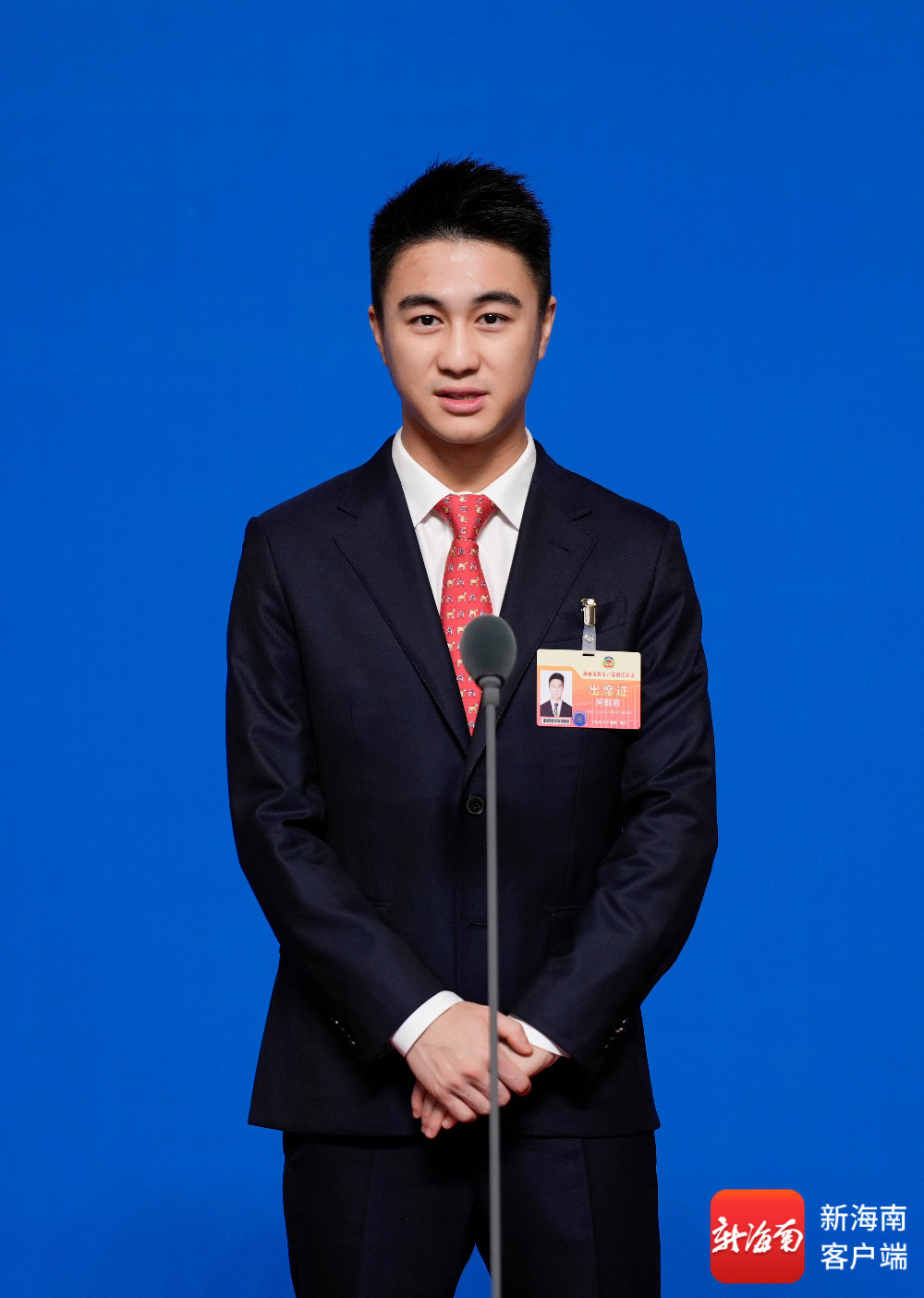 图为星竞威武集团董事长兼首席执行官,NBA波士顿凯尔特人队共同所有人何猷君。记者 李昊 摄