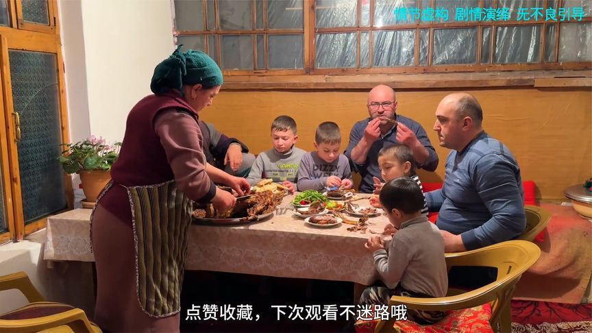 见识一下，阿塞拜疆人吃肥臀羊，这晃来晃去的臀部确实肥美