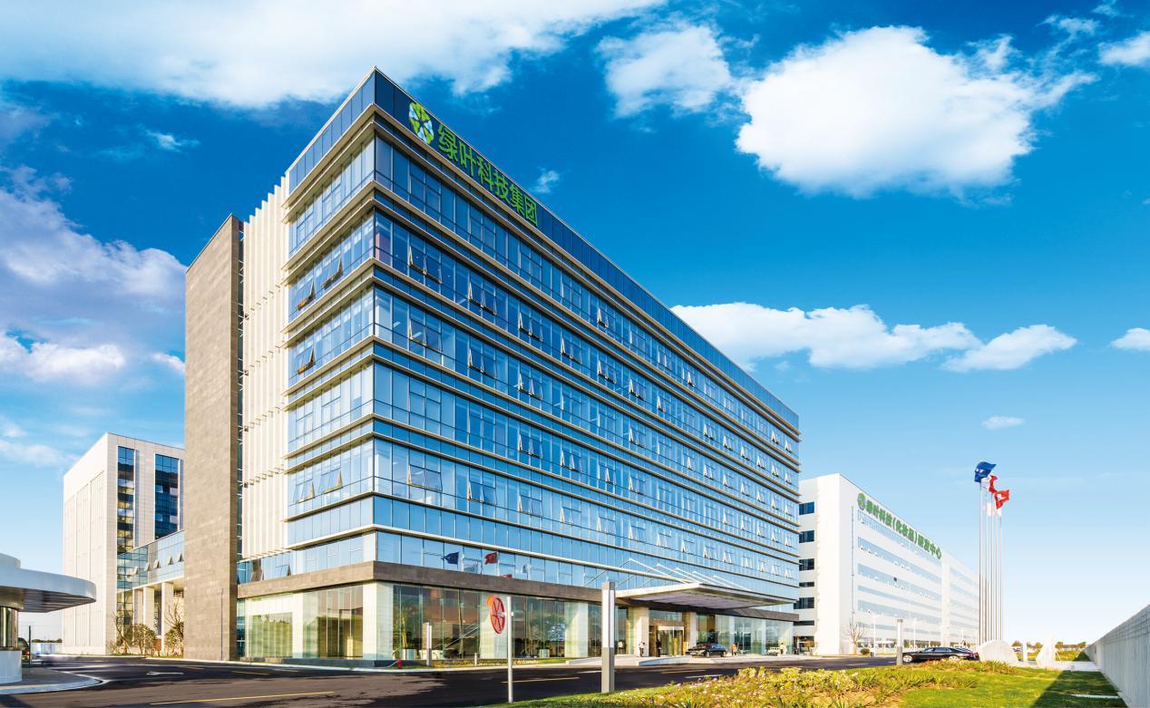 ▲绿叶科技集团 苏州总部化妆品产业园 实景
