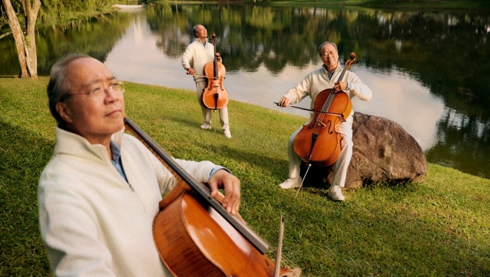 大提琴家马友友在lululemon新春主题短片中演奏巴赫G大调前奏曲