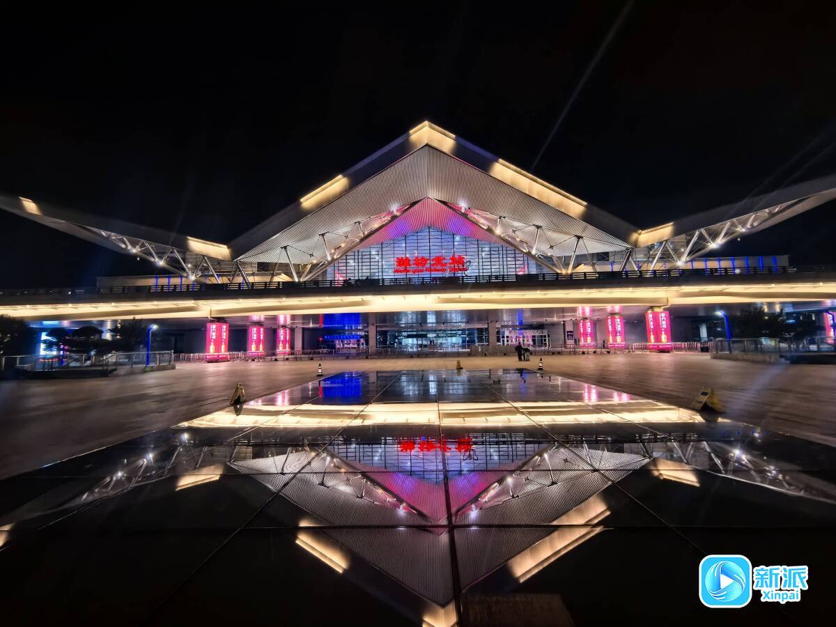 潍坊北站夜景