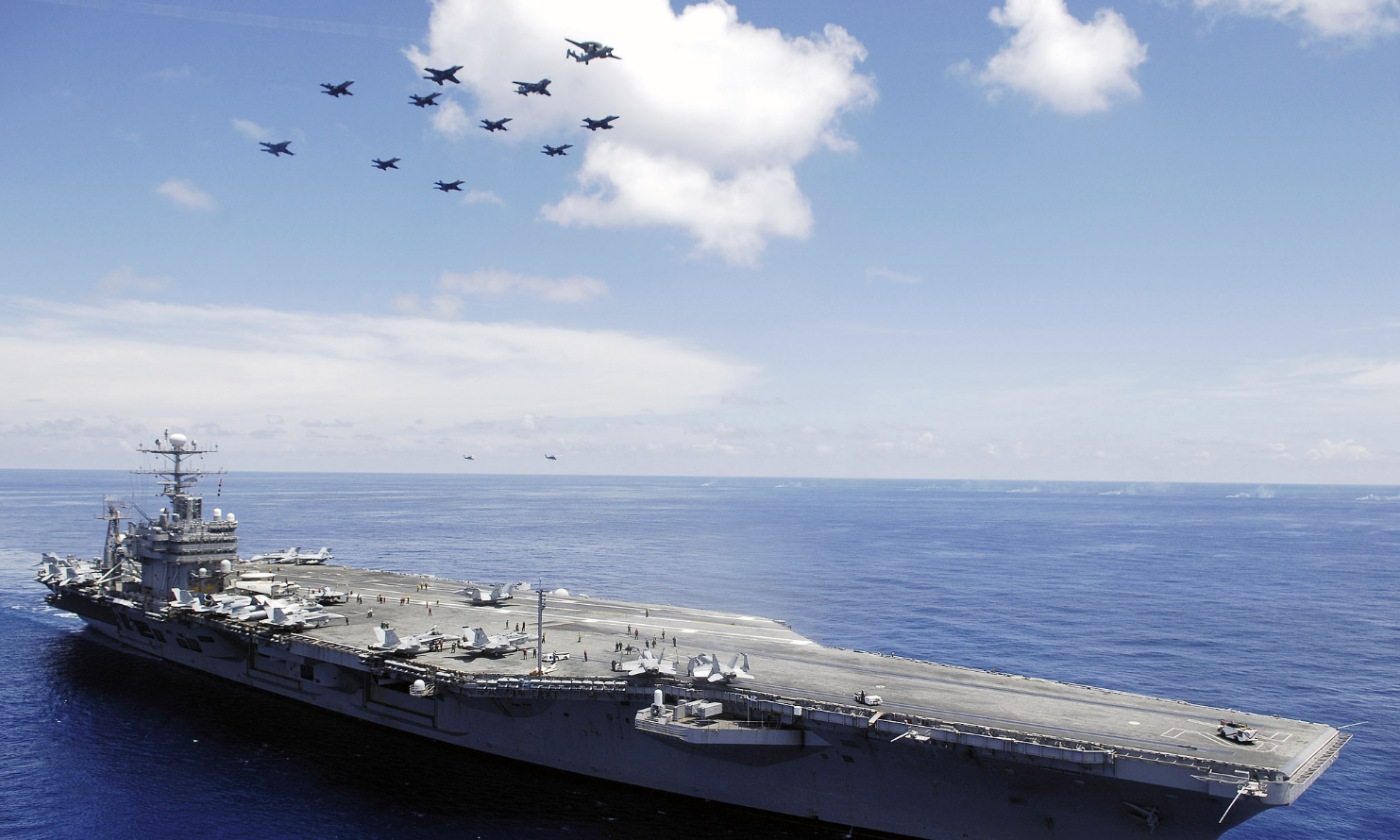 美媒:“林肯”号航母打击群一两天内即可对伊朗动武