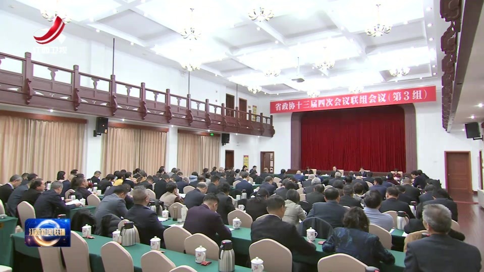 陈永奇参加江西省政协十三届四次会议联组会议讨论