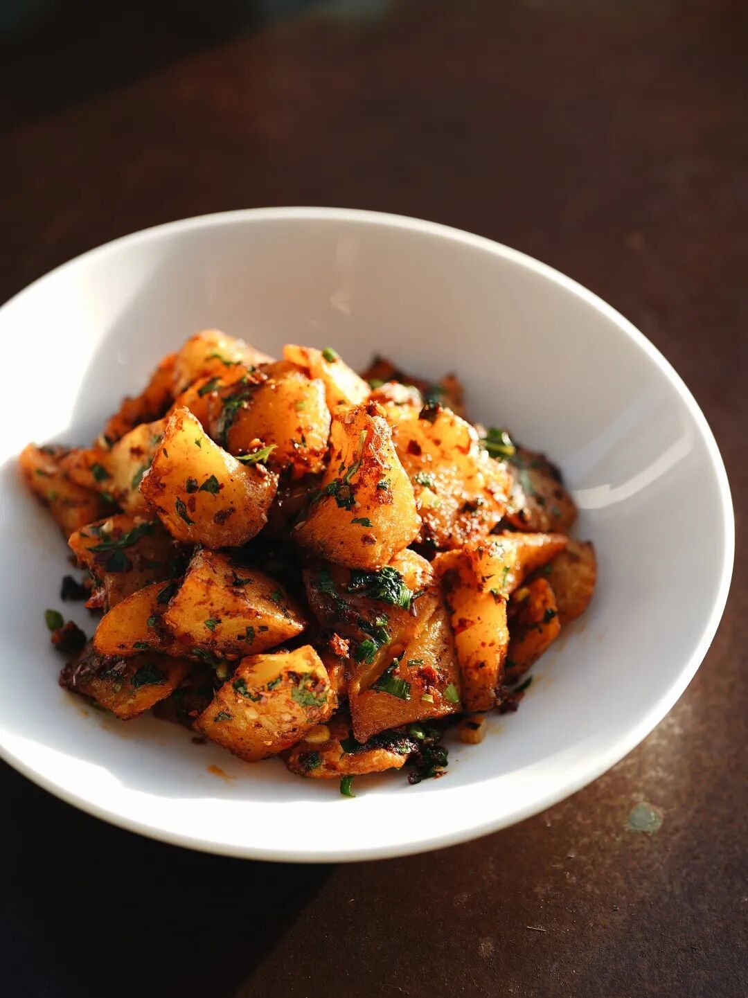 △香辣薄荷洋芋 Spicy Deep fried Potatoes with Mint