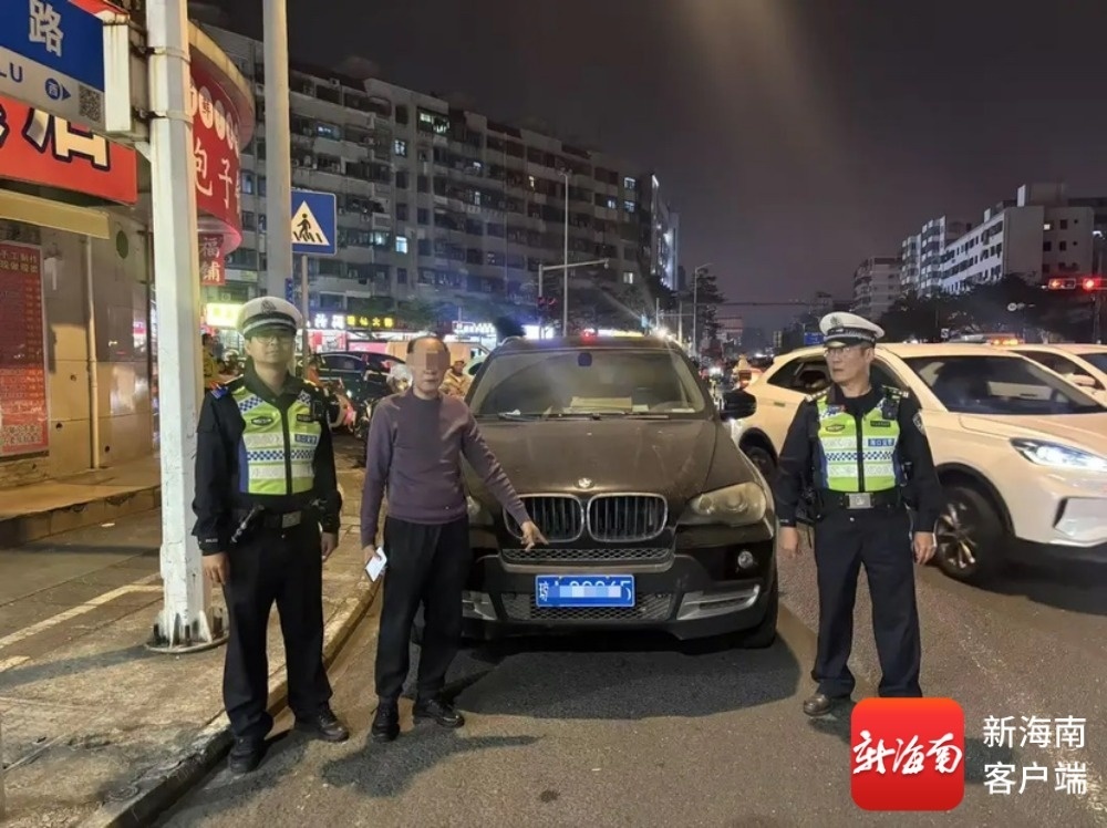 被查处的司机。交警供图