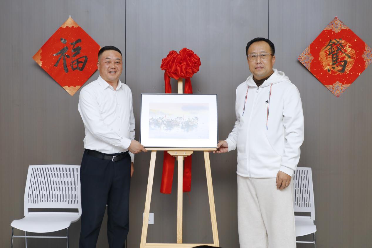 （捐赠现场图）