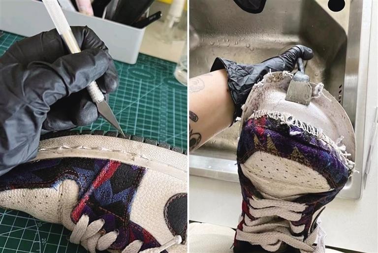 品牌运动鞋修复