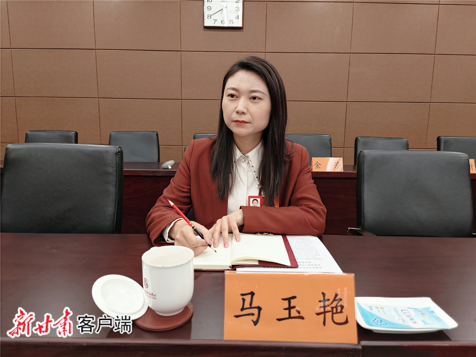 马玉艳参加省十四届人大四次会议 新甘肃·甘肃日报记者 顾丽娟 摄