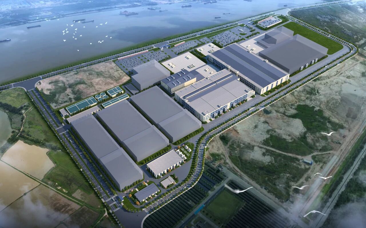 恒申美达新材料高性能聚酰胺差异化纤维智能制造项目效果图