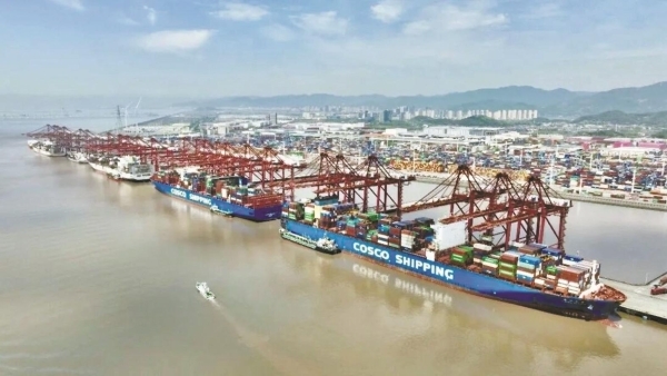 宁波舟山港新获一项全国第一