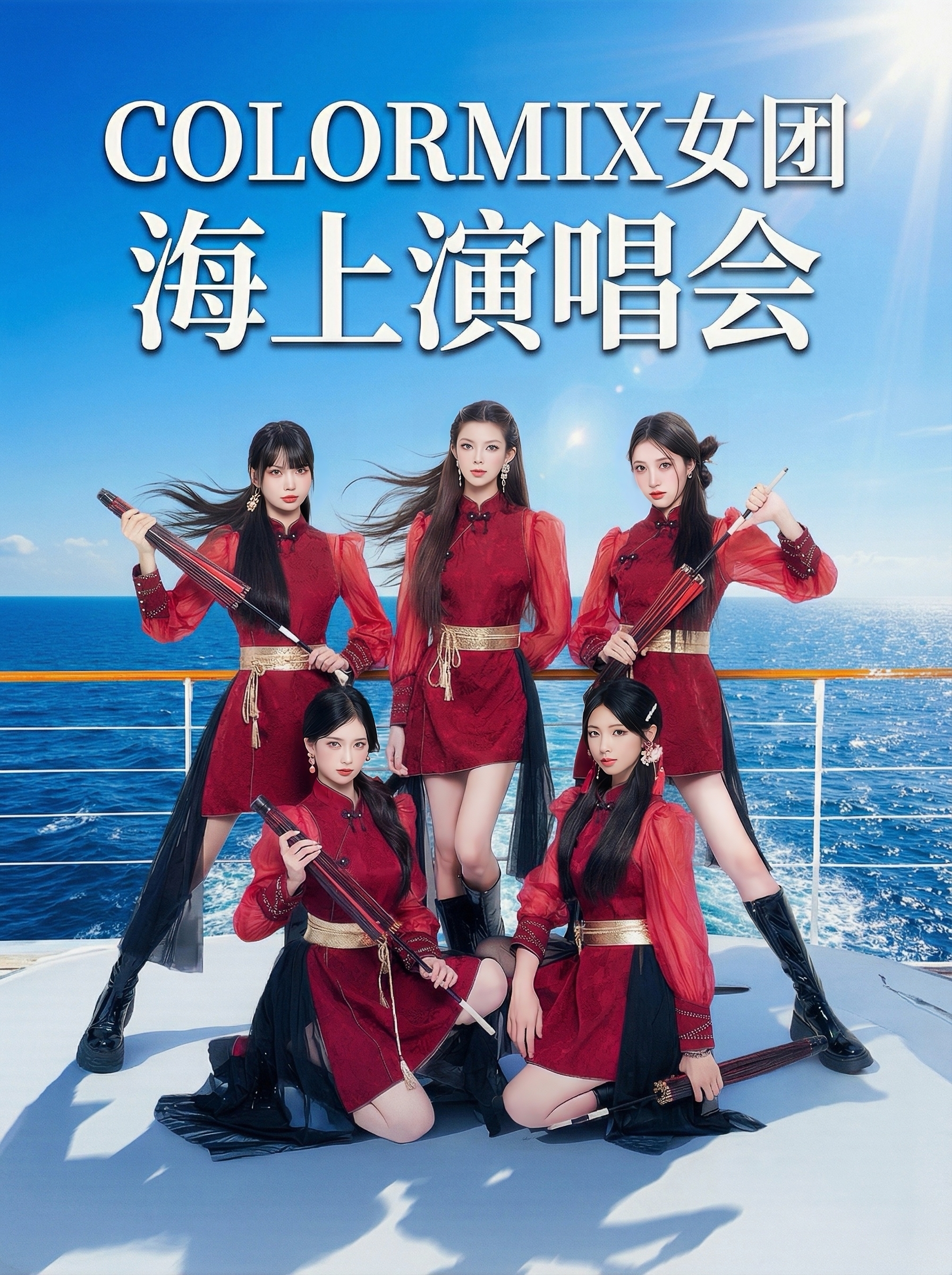 海上演唱会闪耀湾区 COLORMIX女团携手招商邮轮启幕深圳海上文化之旅