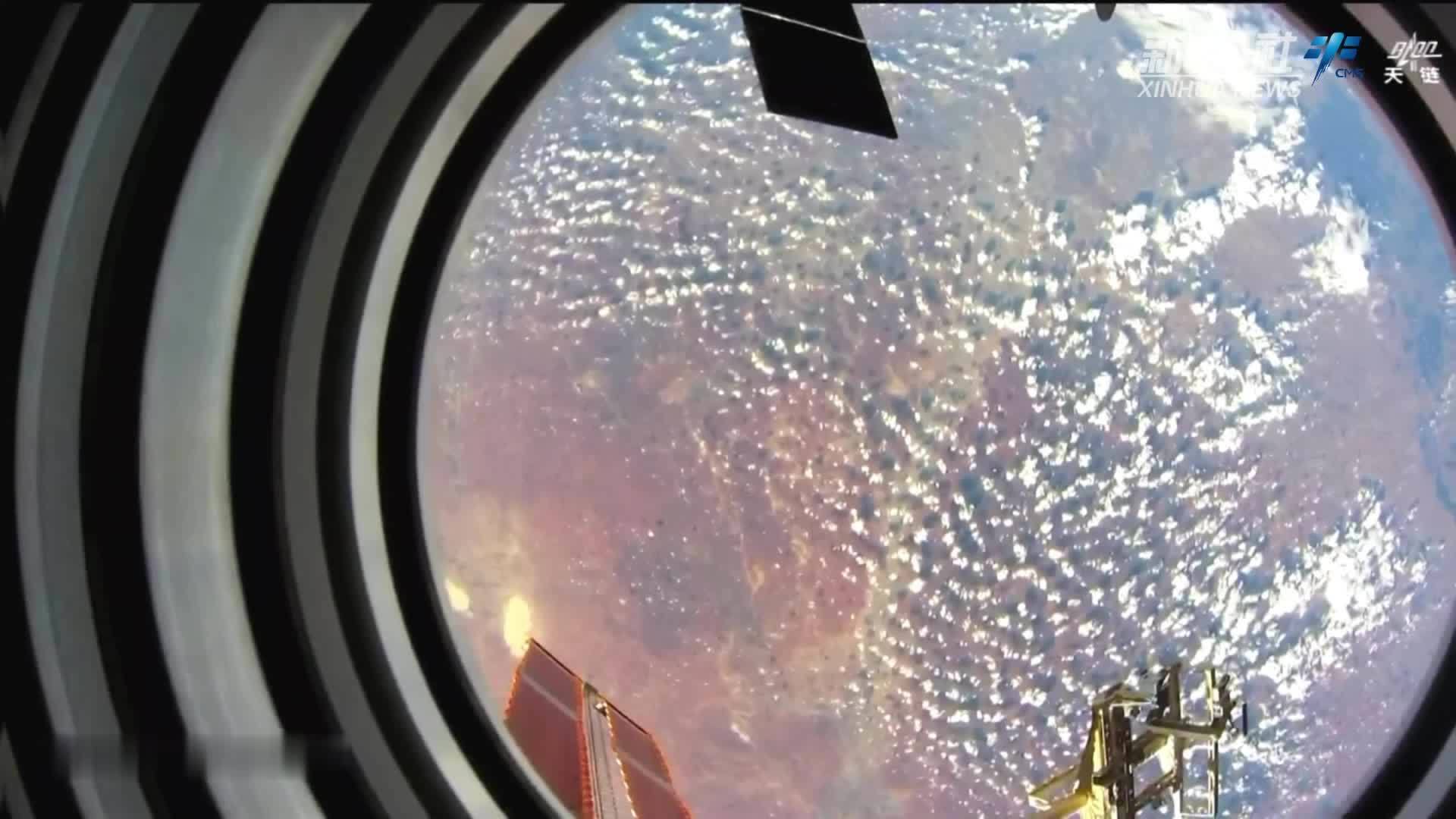 中国空间站动态｜航天员带你看蓝星