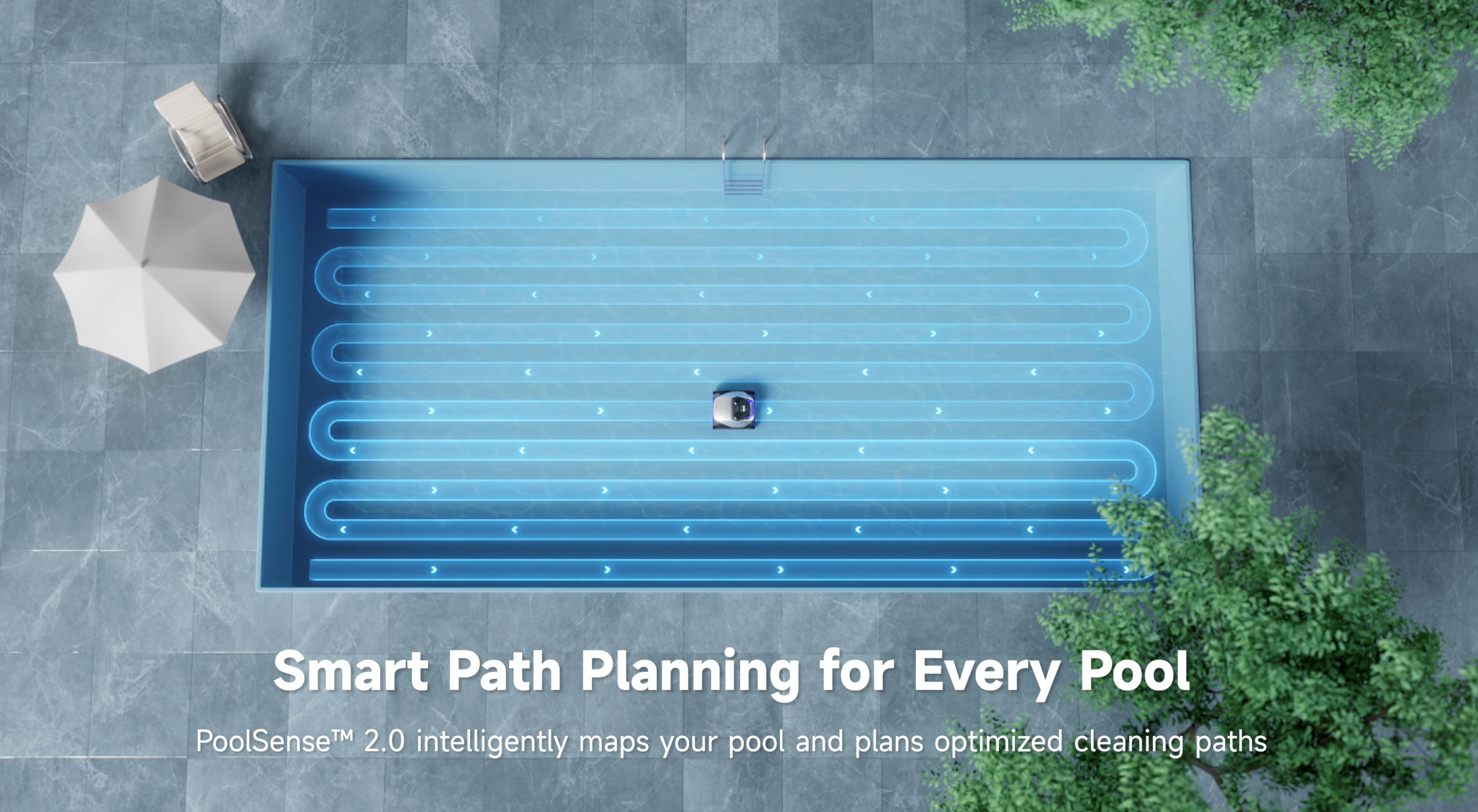 追觅泳池机器人Zircon 2系列: 科技焕新户外庭院养护 Dreame Zircon 2 Series: Tech Revitalizes Outdoor Courtyard