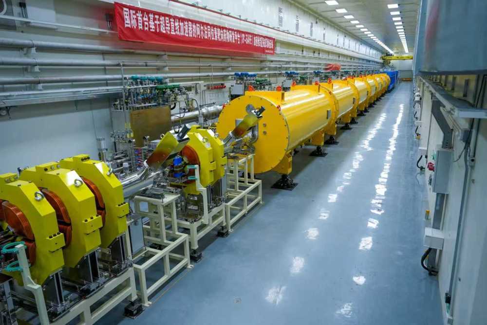 图为IP-SAFE项目的加速器装置主体（受访者供图）