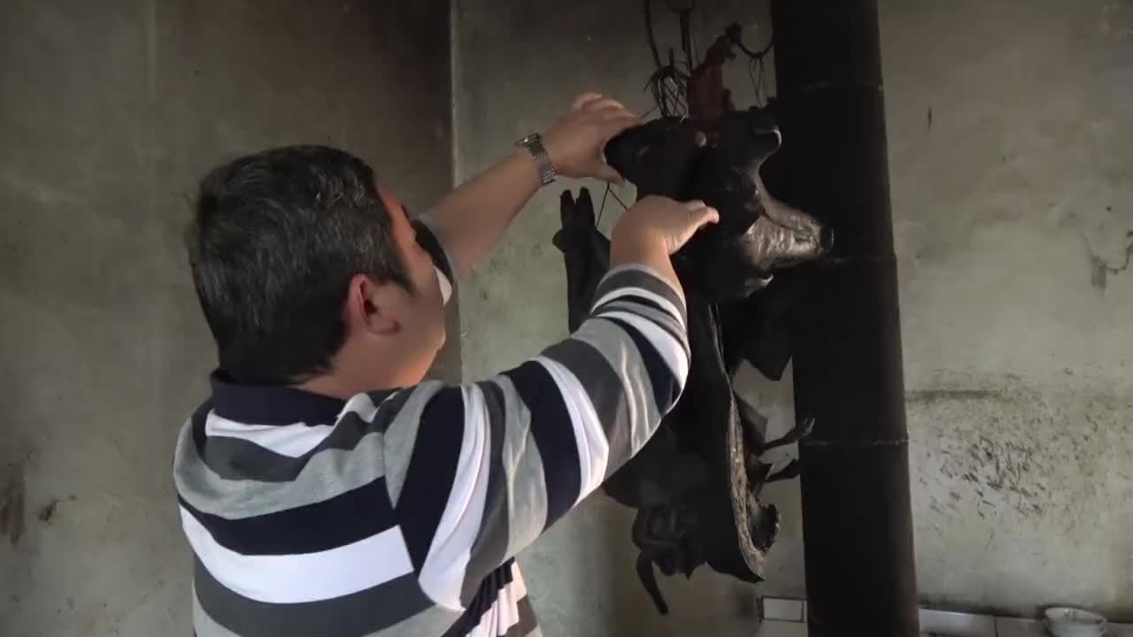 听说用高压水枪清洗腊肉很棒，今天尝试，效果好到自己都不敢想象