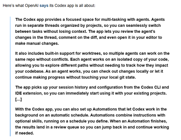 OpenAI已推出Codex macOS APP：专注AI智能编程