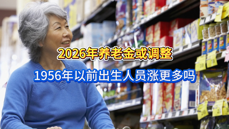 2026年养老金或调整，1956年以前出生人员涨更多吗？