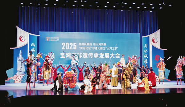 2025“黃河記憶”非遺大展在寶雞舉行。記者 祝嘉攝