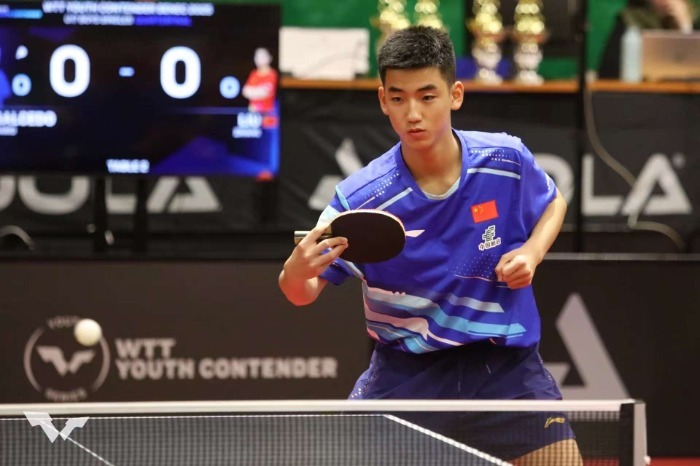 刘子航此前参赛照片