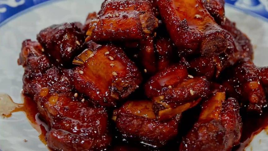 70年代老无锡的糖醋排骨，真这么做的已经不多了