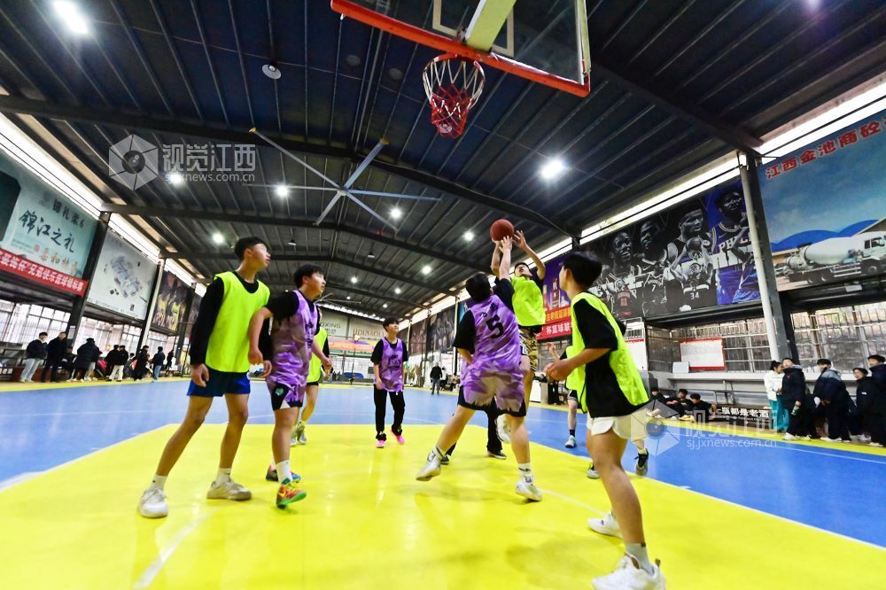江西万载：快乐篮球度寒假（图）