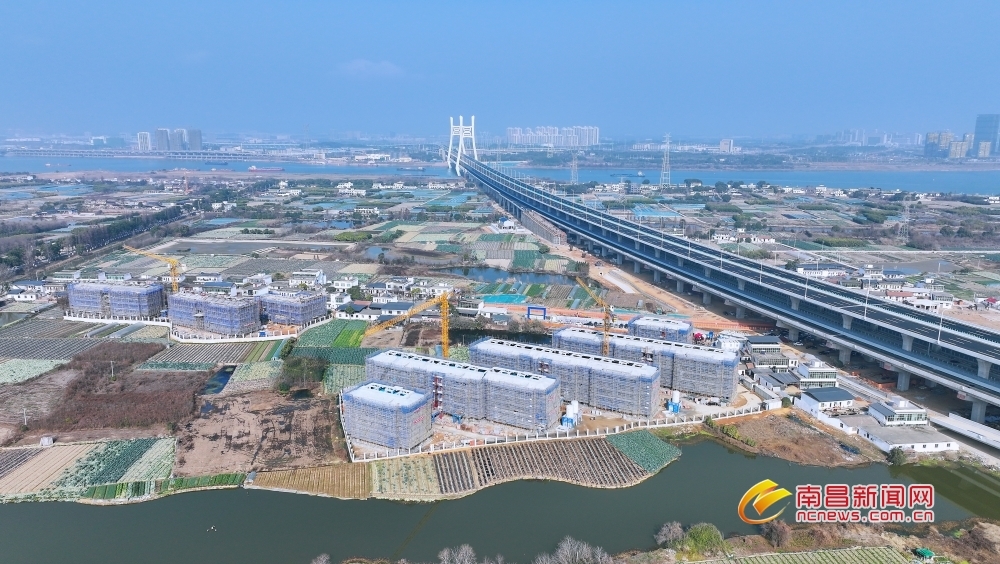 南昌扬子洲安置房建设刷进度 早圆村民“安居梦”