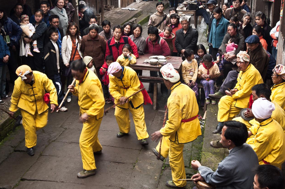 塘河非遗“打连枪”