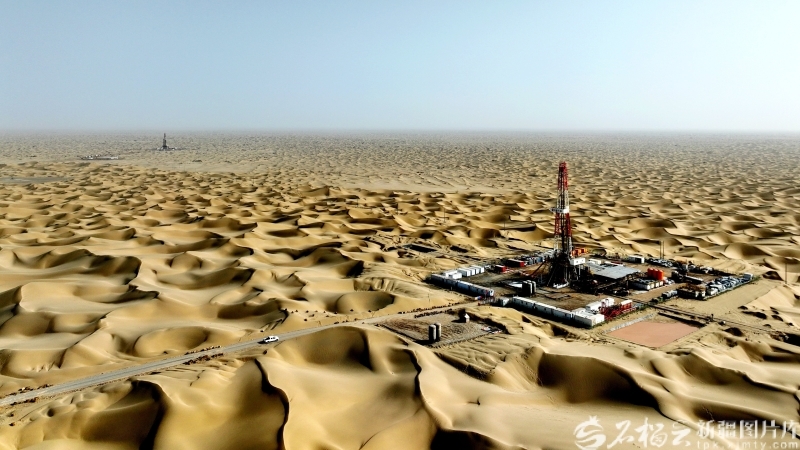 塔里木油田仅用59.9天，将满深807井钻至8000米。塔里木油田供图