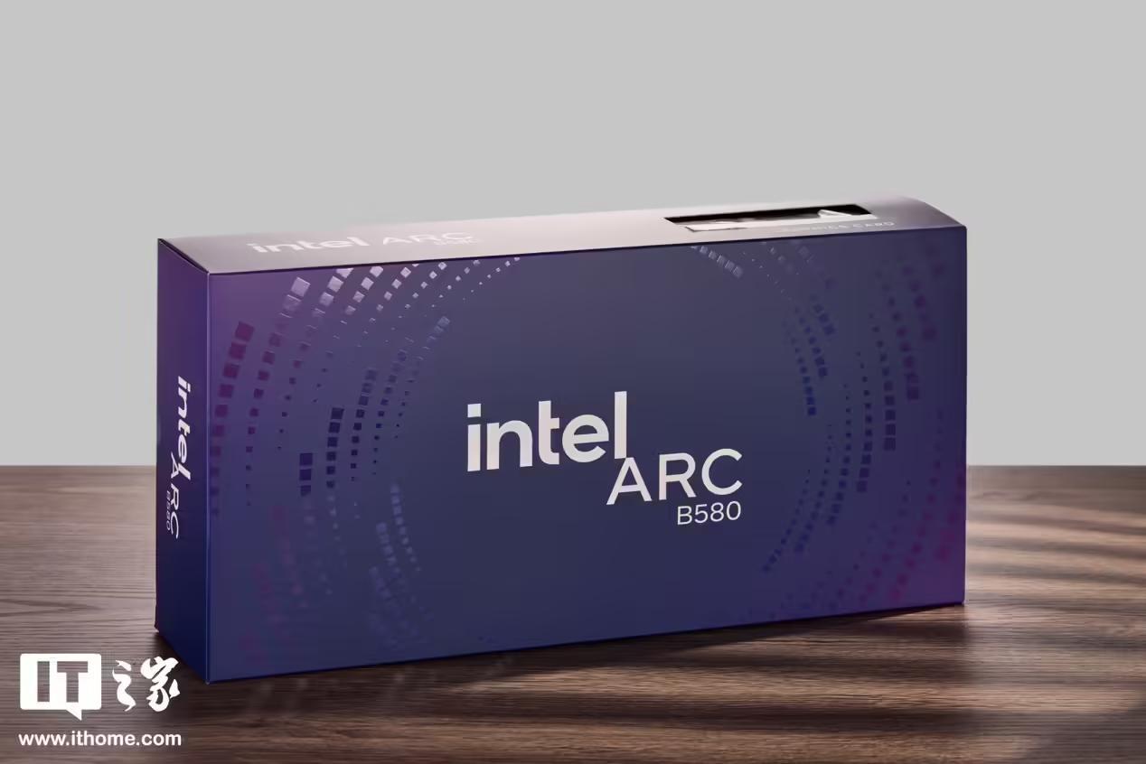 ▲ Arc B580 公版包装