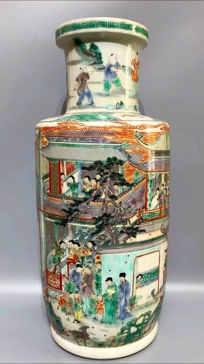 万妆狂舞尽忘忧，欢娱交响意未休——康熙官窑五彩界画人物《掷果盈车》宝字瓶析论