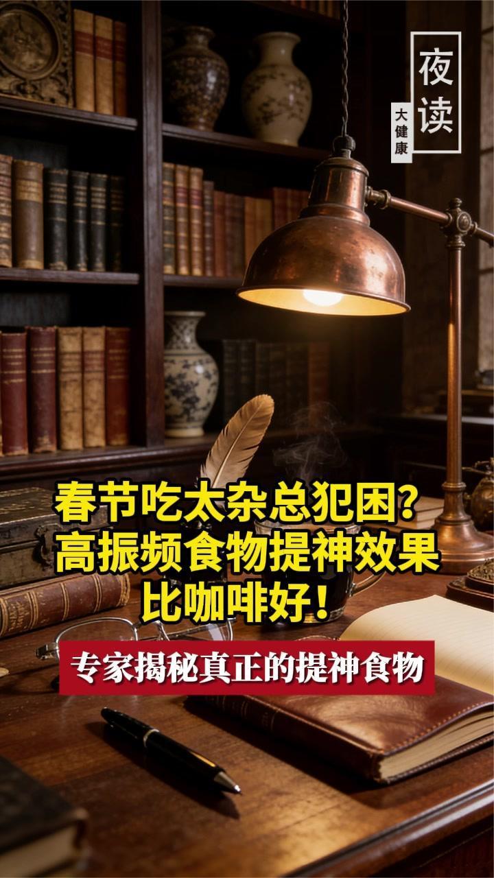 春节吃太杂总犯困？高振频食物提神效果比咖啡好