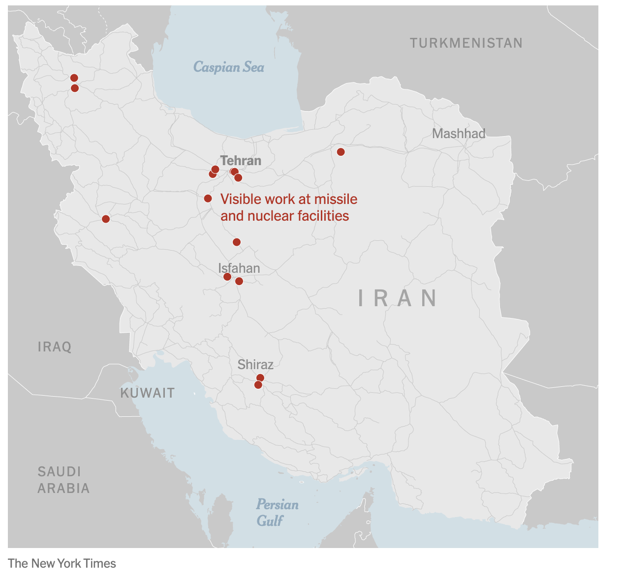 美媒:卫星图像显示,伊朗开始修复导弹及核设施