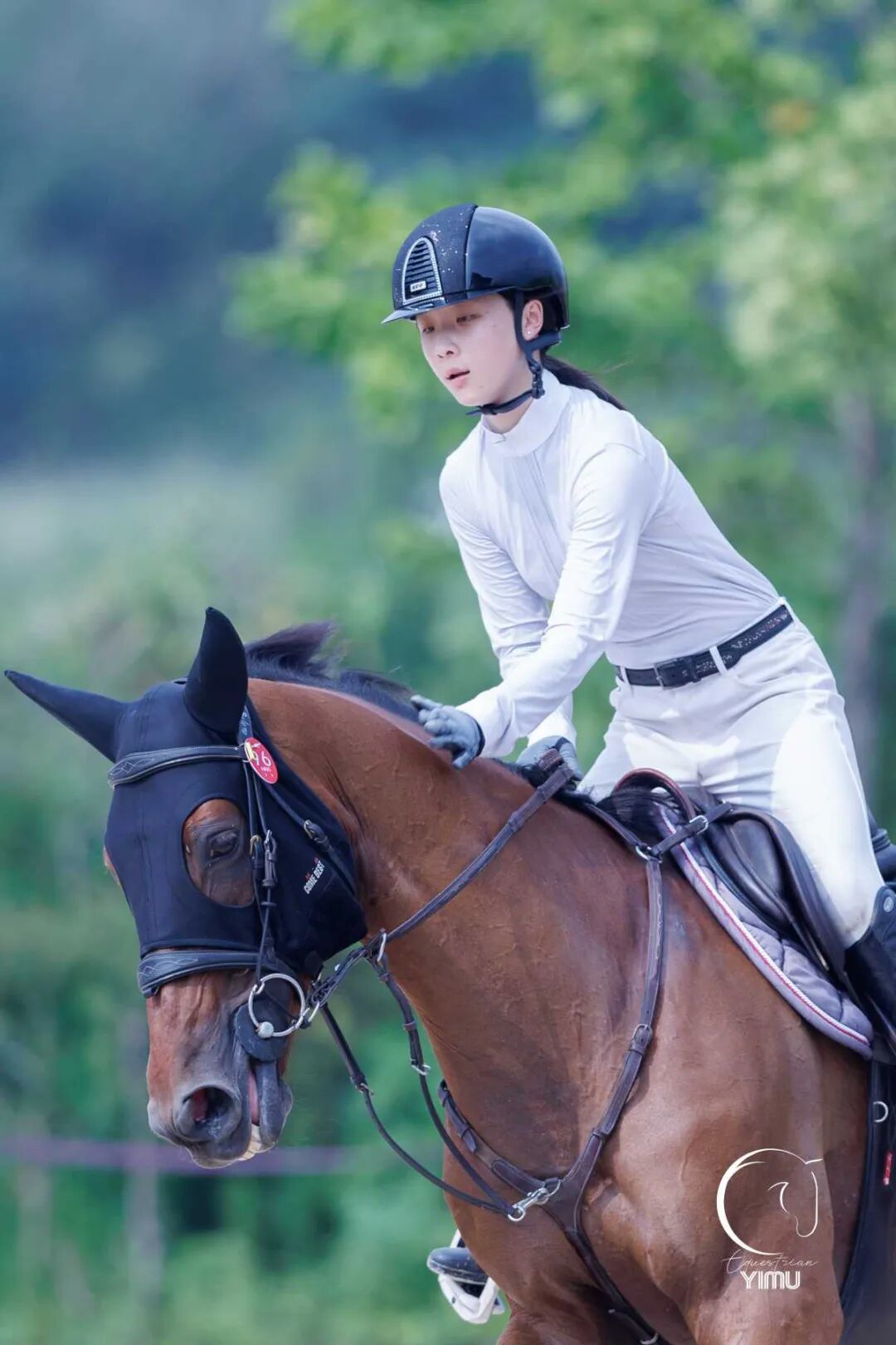 从宁波跃入国家队，16岁马术少女亚洲赛场夺银