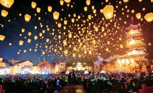 方特新春花灯会。