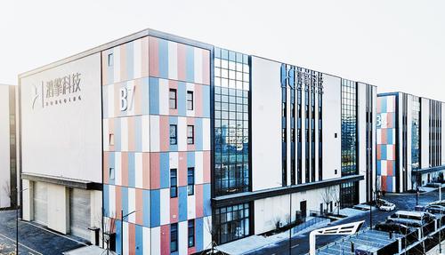 1月23日,无人机航拍的蓝箭鸿擎(雄安)空间科技有限公司。 本报记者刘光昱摄