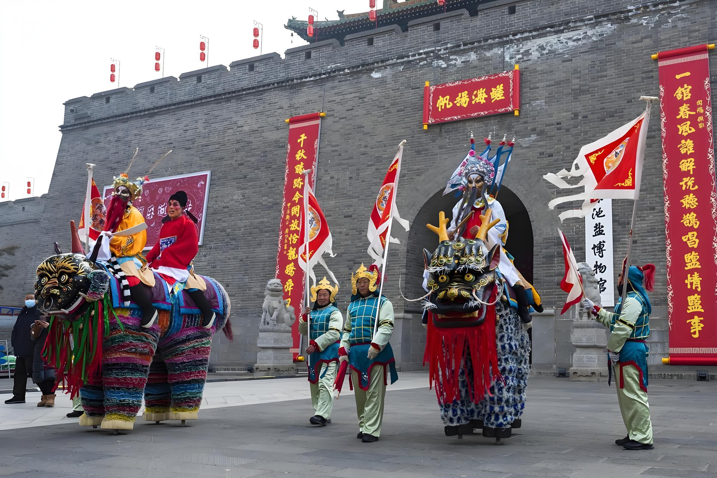 国家级非遗代表性项目——稷山高跷走兽