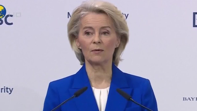 冯德莱恩慕安会讲话，呼吁欧洲加强防卫自主