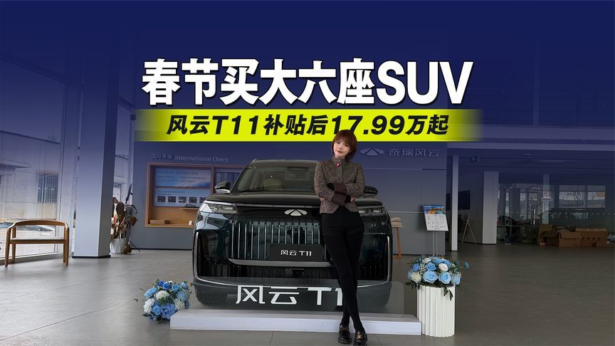 春节买大六座SUV！风云T11补贴后17.99万起